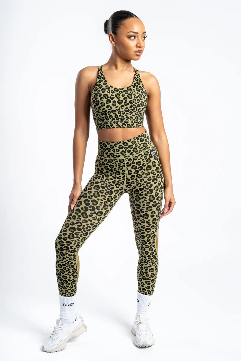 iGD Leopard Vented Leggings