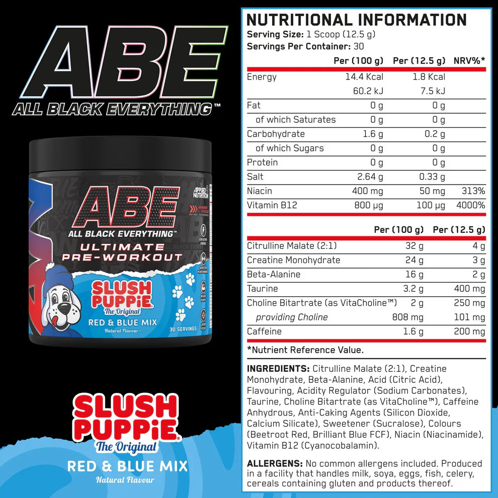 Applied Nutrition - ABE All Black Everything - Extremely Potent Pre-Workout Powder