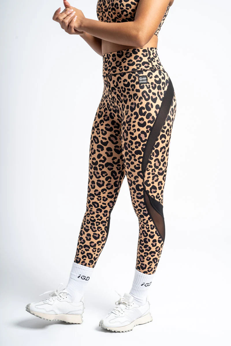 iGD Leopard Vented Leggings