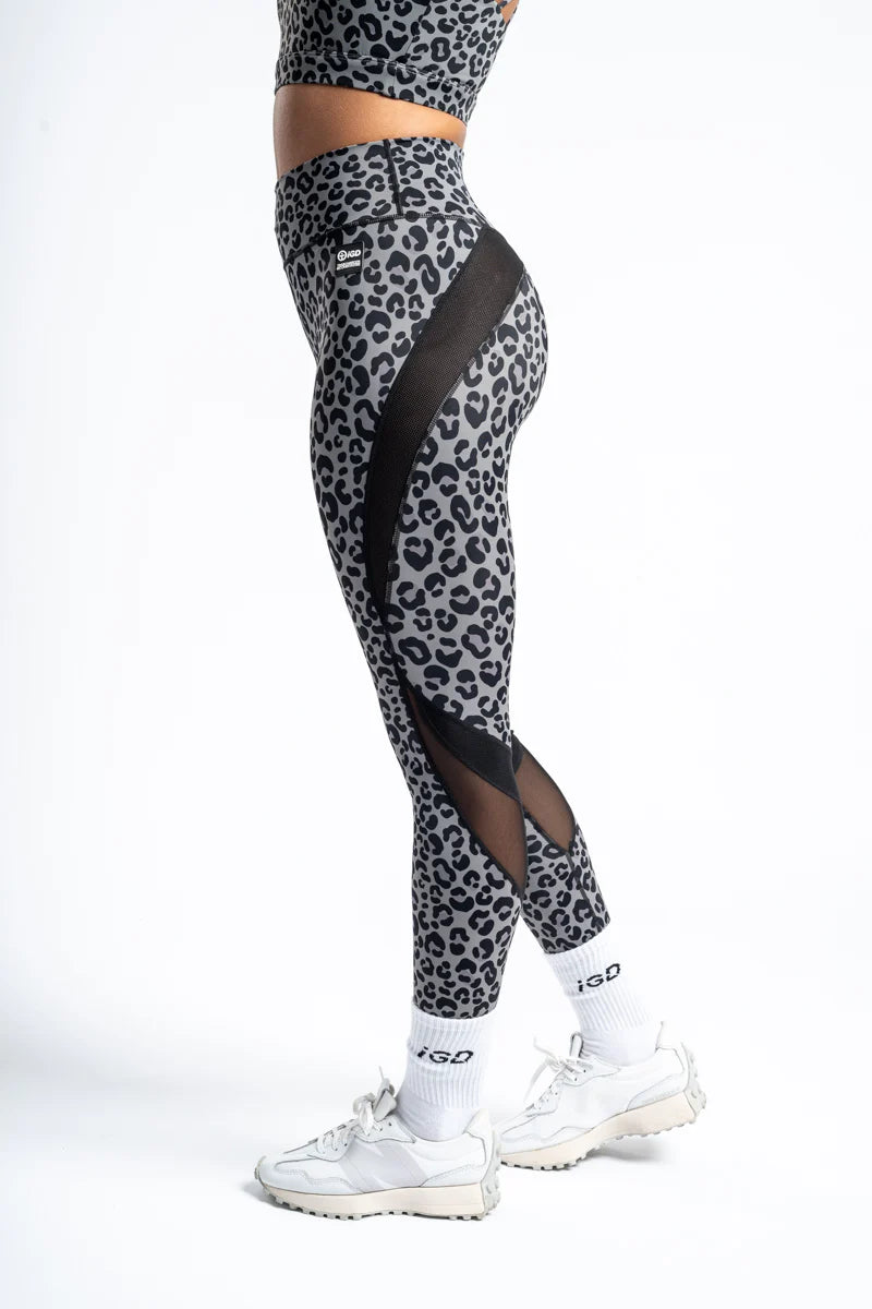 iGD Leopard Vented Leggings