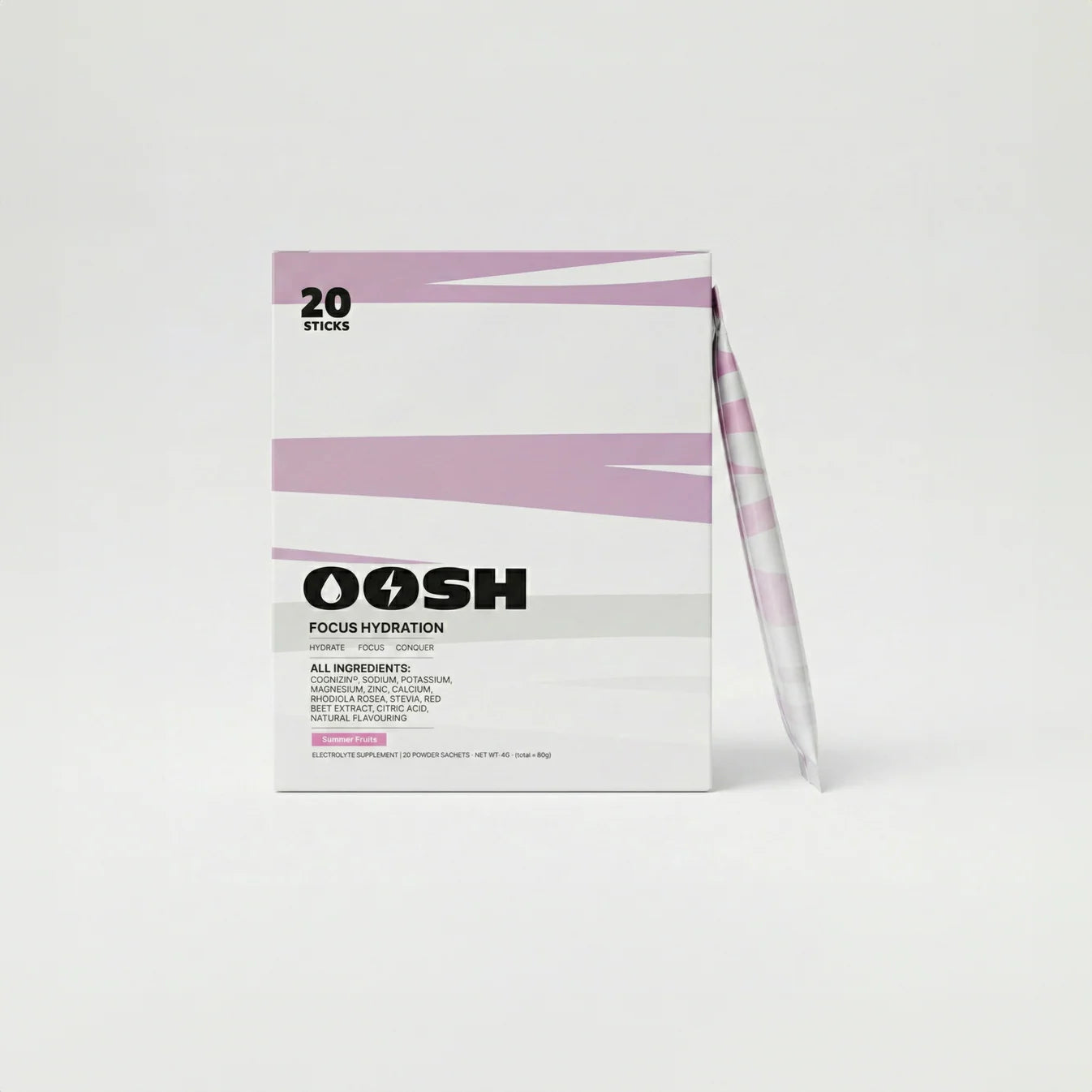 Oosh Performance - Focus + Hydration Electrolytes - 20 Sticks