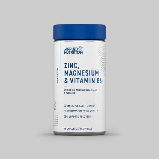 Applied Nutrition - Zinc, Magnesium & Vitamin B6 Capsules With Ashwagandha (ZMA)