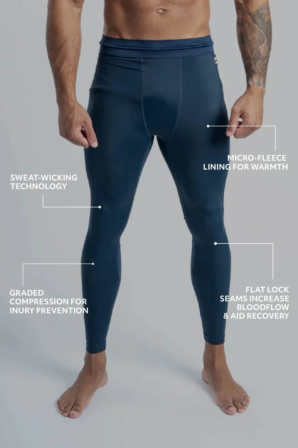 iGD Base Layer Compression Leggings V2