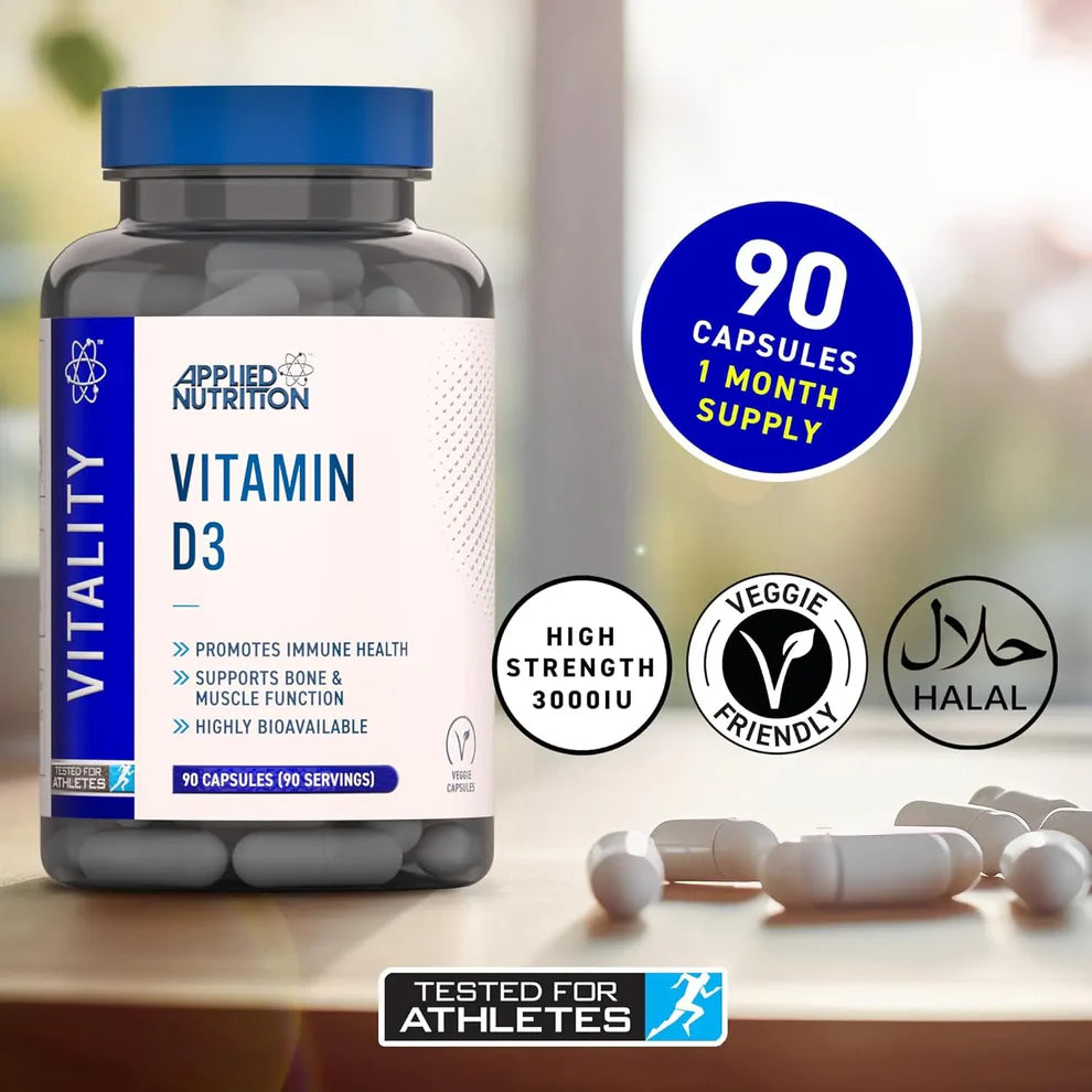 Applied Nutrition - Vitamin 3 Capsules - D3